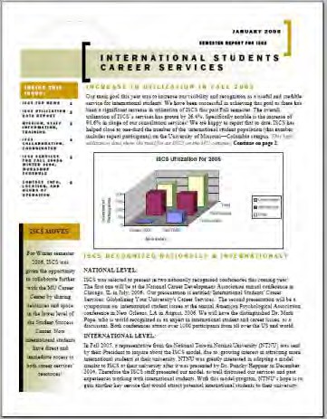 An unreadable image of a nreport with graphics and texts